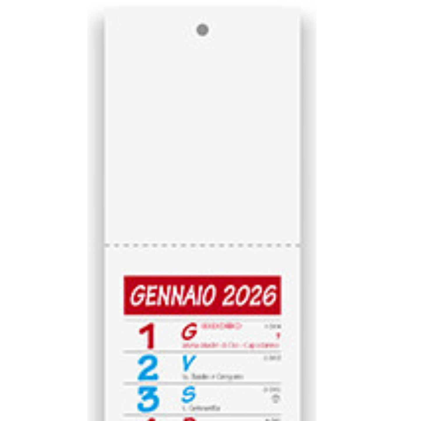 Calendario personalizzato 2026 modello Ultra-Slim | Cod. PA677