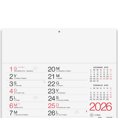 Calendario olandese 2026 personalizzato | Cod. PA615