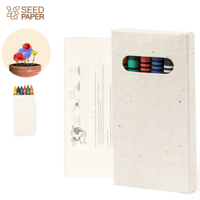 Pastelli a cera personalizzati ecologici 20371
