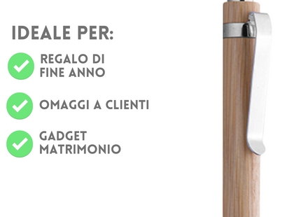 Penne personalizzate ecologiche in Bamboo