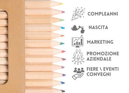 Pastelli con Astuccio promozionali PD540