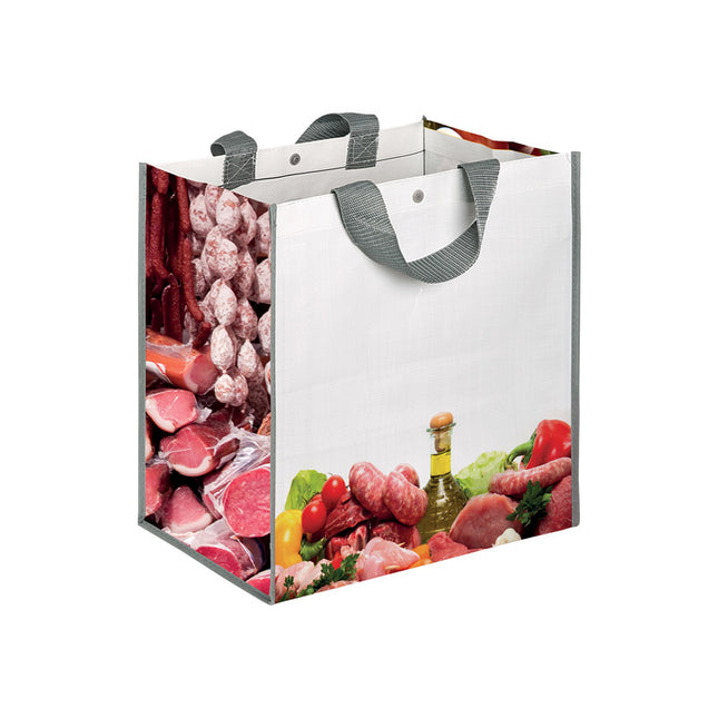 Meatbox Shopper in Polipropilene Personalizzabile 35×34,5×22 cm