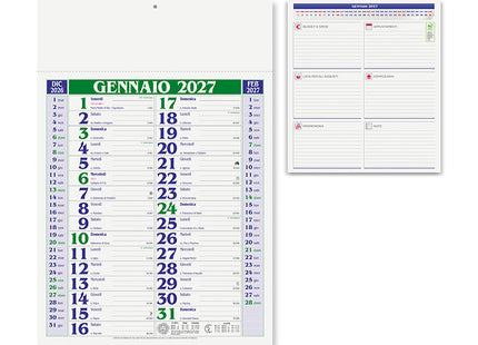 Calendario olandese personalizzato 2027 Medium