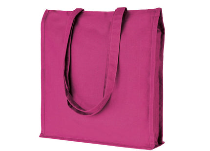 Shopper in Cotone 220 g/m² con Soffietto e Manici Lunghi – Menfi PG203