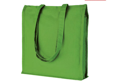 Shopper in Cotone 220 g/m² con Soffietto e Manici Lunghi – Menfi PG203