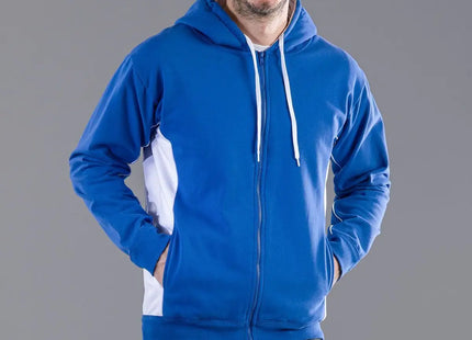 Felpa Contrast Hooded Sweat Full Zip MI801 Colore Italiano - Contrast Hooded Sweat Full Zip