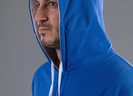 Felpa Contrast Hooded Sweat Full Zip MI801 Colore Italiano - Contrast Hooded Sweat Full Zip