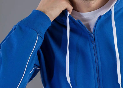 Felpa Contrast Hooded Sweat Full Zip MI801 Colore Italiano - Contrast Hooded Sweat Full Zip