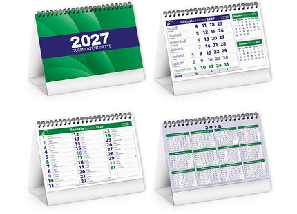Calendario da tavolo personalizzato 2027 Chart Table (Copia)