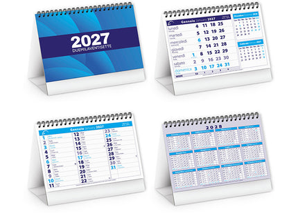 Calendario da tavolo personalizzato 2027 Chart Table (Copia)