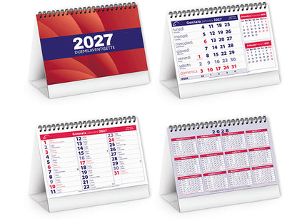 Calendario da tavolo personalizzato 2027 Chart Table (Copia)