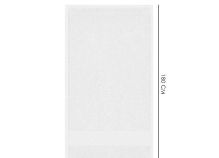 Telo Spugna Bianco Personalizzabile 100x180 cm