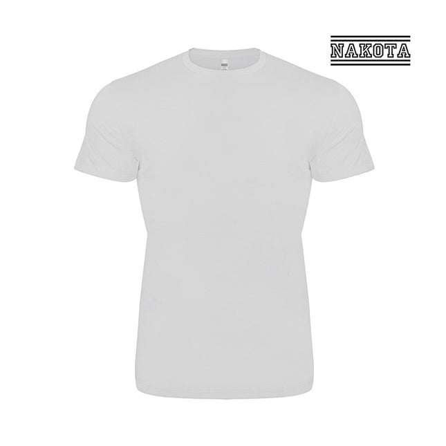 T-shirt adulto cotone pettinato personalizzabile – WHITE ZERO NK101