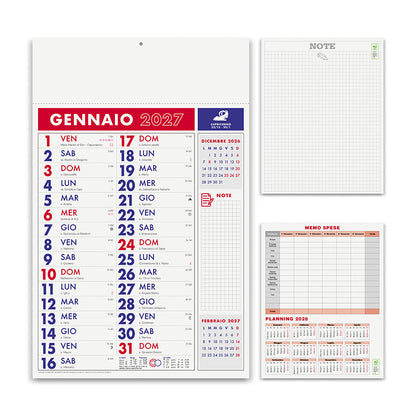 Calendario olandese personalizzato 2027 Notes