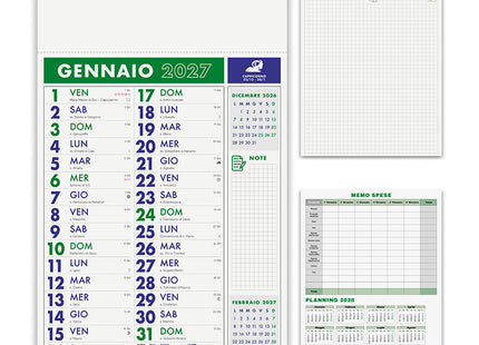 Calendario olandese personalizzato 2027 Notes