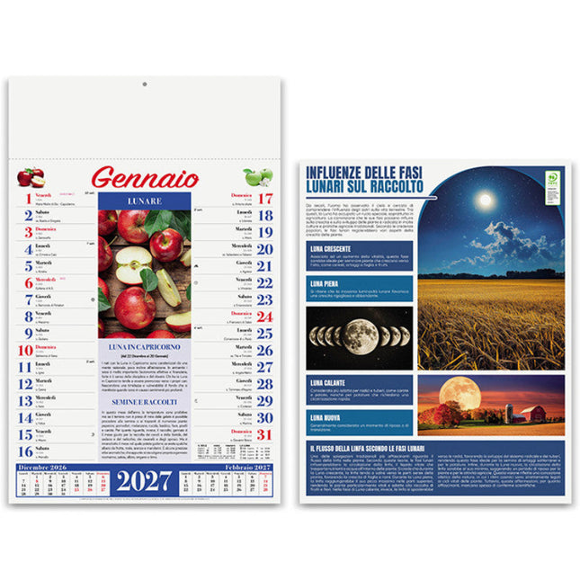 calendari personalizzati 2027