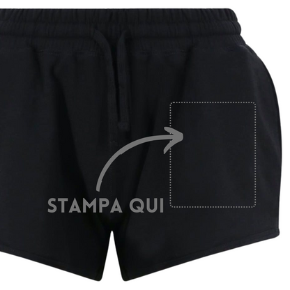 Pantaloncini sportivi donna personalizzati Cod. BS450