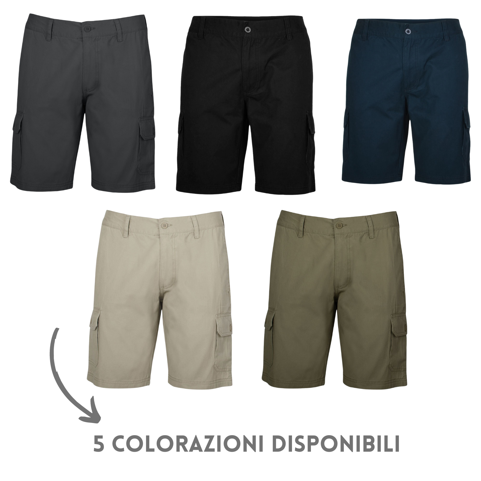 Pantaloncini multitasca personalizzati Cod. BS410