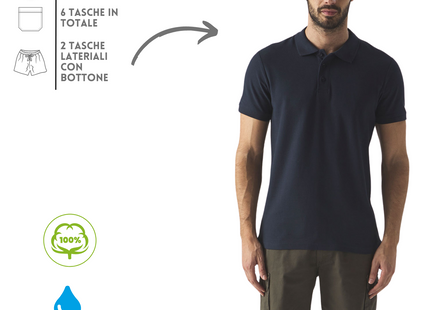 Pantaloncini multitasca personalizzati Cod. BS410