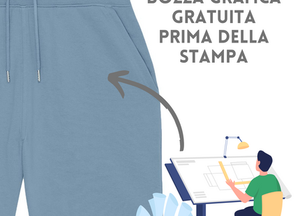 Pantaloncini in felpa personalizzati Cod. BS402