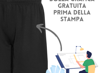 Pantaloncini sportivi personalizzati Cod. SP400