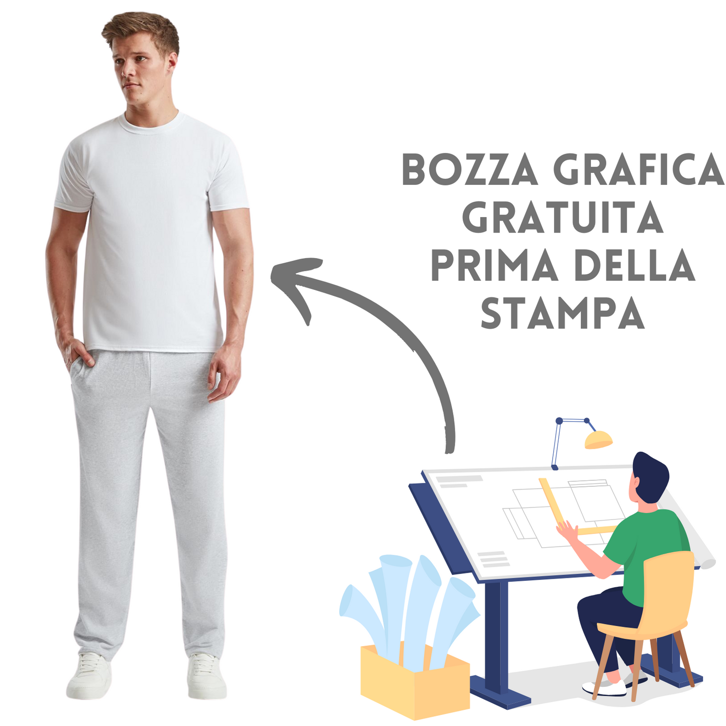 Pantaloni sgarzati personalizzati Fruit of the Loom | Cod. FR640380