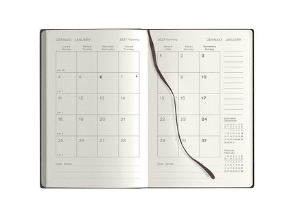 Parure black agenda + penna con cofanetto