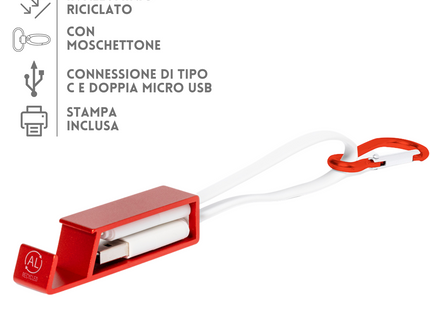 Cavo ricarica multifunzione personalizzato | Cod. 21043