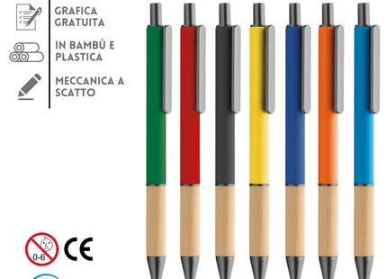 Penne personalizzate in Bamboo Elba