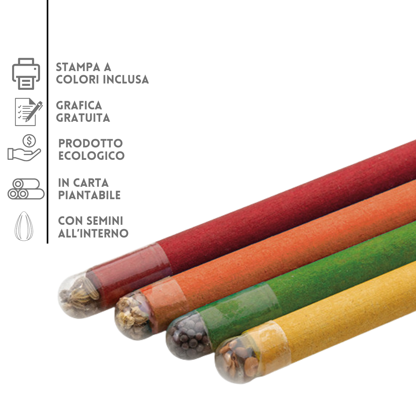 Matite piantabili personalizzate semi di peperoncino | PD574PE