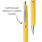 Penna a scatto stock da 100 pz colore GIALLO | Cod. PD346