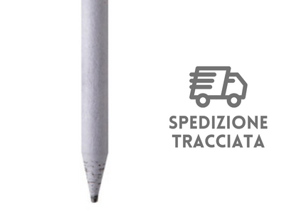 matite personalizzate in carta di giornale