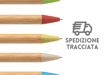 Penne personalizzate ecologiche in Bamboo Crown