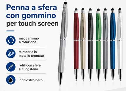 Penne personalizzate touch screen