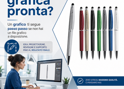 Penne personalizzate touch screen