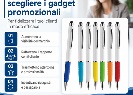 Penne personalizzate touch screen