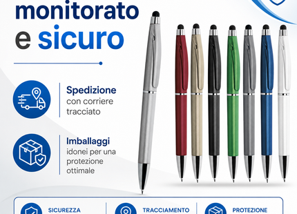 Penne personalizzate touch screen