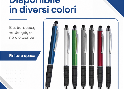 Penne personalizzate touch screen e antiscivolo