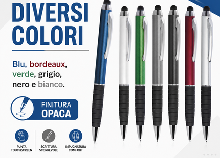 Penne personalizzate touch screen e antiscivolo