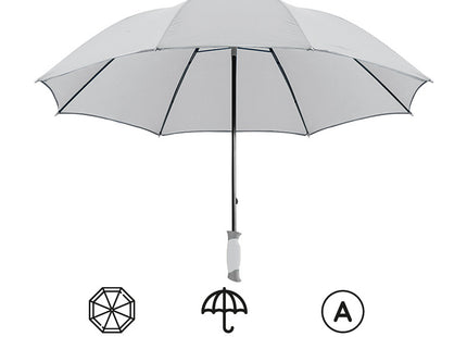 Ombrello maxi automatico personalizzato PLATA con profilo a contrasto