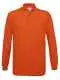 Polo personalizzabile Safran LSL BCPU414 - pumpkin orange