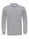 Polo personalizzabile Heavymill LSL BCPU423 - heather grey