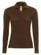 Polo personalizzabile Safran Pure LSL /Women BCPW456 - brown
