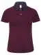 Polo personalizzabile Dnm Forward /Women BCPWD31 - denim/burgundy