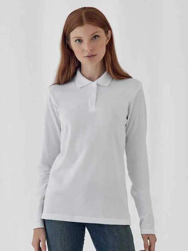 Polo personalizzabile ID.001 LSL /Women BCPWI13 - BCPWI13-01.jpg