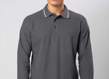 Polo personalizzabile Italy LS BS211