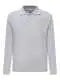 Polo personalizzabile Kids 65/35 Long Sleeve Polo FR632010 - heather grey