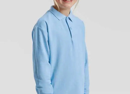 Polo personalizzabile Kids 65/35 Long Sleeve Polo FR632010 - Kids 65/35 Long Sleeve Polo