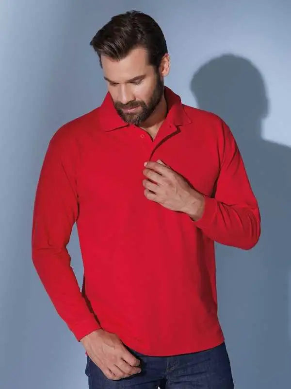 Polo personalizzabile Polo Piqué Long-Sleeved JN022 - JN022-01.jpg