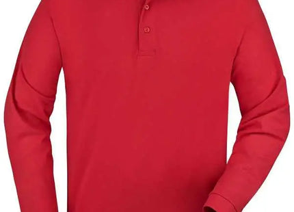 Polo personalizzabile Polo Piqué Long-Sleeved JN022 - Polo Piqué Long-Sleeved